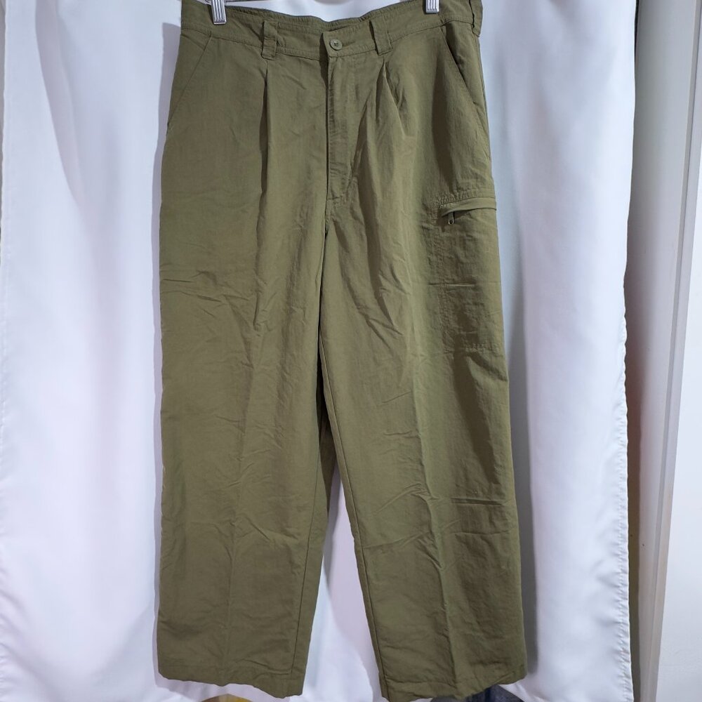 Royal Robbins Men's Nylon Travel/Hiking Pants Olive Green Size 32 x 27